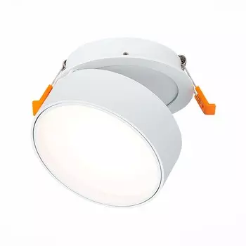 Встраиваемый поворотный светильник st luce встраиваемые светильники st651.538.14 (st luce) белый