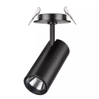 Встраиваемый спот novotech selene 357551 (novotech) черный 221 см.