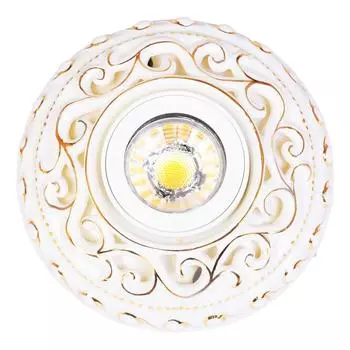 Встраиваемый светильник abrasax 4003 (abrasax) белый 20 см.