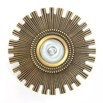 Встраиваемый светильник abrasax 5022-br (abrasax) бронзовый 20 см.