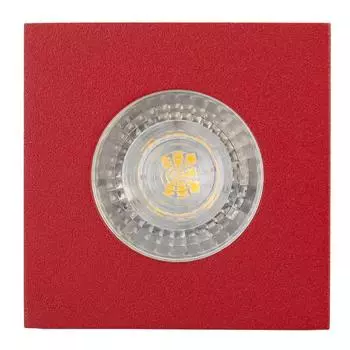 Встраиваемый светильник denkirs dk2031-re (denkirs) красный 75x6 см.