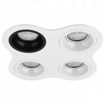 Встраиваемый светильник domino (lightstar) белый 22x22 см.