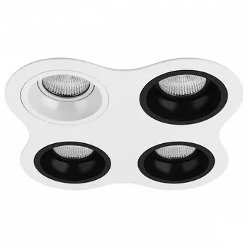 Встраиваемый светильник domino (lightstar) белый 22x22 см.
