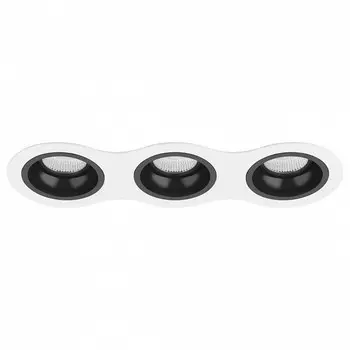 Встраиваемый светильник domino (lightstar) белый 34x11 см.