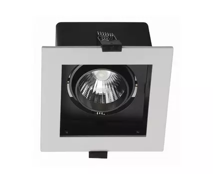 Встраиваемый светильник flashled (favourite) черный 12x12 см.