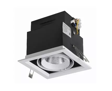 Встраиваемый светильник flashled (favourite) черный 14x14 см.