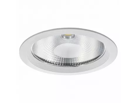Встраиваемый светильник forto led (lightstar) серебристый 11 см.