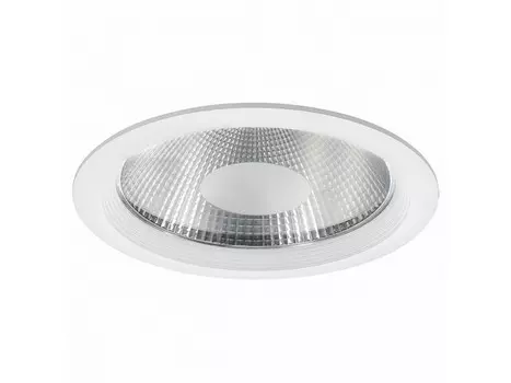 Встраиваемый светильник forto led (lightstar) серебристый 8 см.