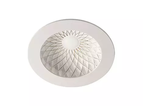 Встраиваемый светильник gesso (novotech) белый