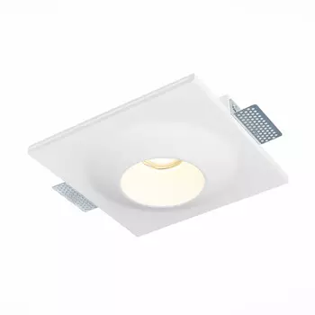 Встраиваемый светильник из гипса st luce встраиваемые светильники st253.508.01 (st luce) белый