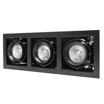 Встраиваемый светильник lightstar cardano 16 214038 (lightstar) черный 302x5 см.