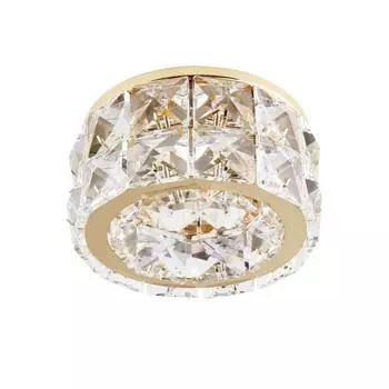 Встраиваемый светильник lightstar onda gr 032802 (lightstar) золотой 50x30 см.