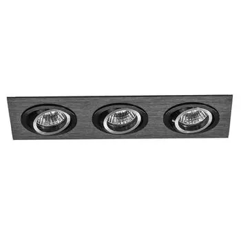 Встраиваемый светильник lightstar singo 011623 (lightstar) черный 280x5 см.