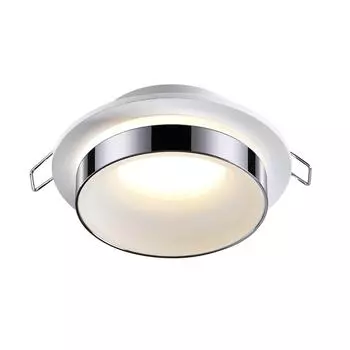 Встраиваемый светильник novotech spot nt21 000 water 370782 (novotech) белый 98 см.