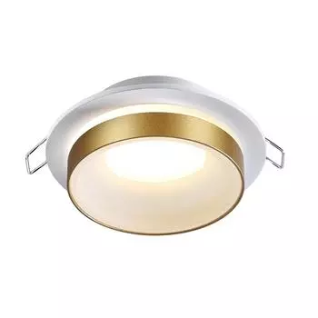 Встраиваемый светильник novotech spot nt21 000 water 370783 (novotech) белый