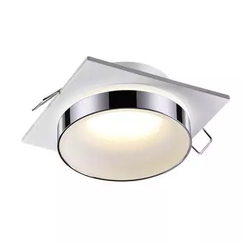 Встраиваемый светильник novotech spot nt21 000 water 370786 (novotech) белый 92 см.