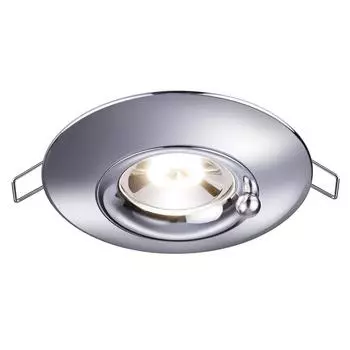 Встраиваемый светильник novotech spot nt21 000 water 370790 (novotech) серебристый