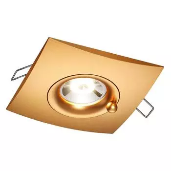 Встраиваемый светильник novotech spot nt21 000 water 370795 (novotech) золотой 98 см.