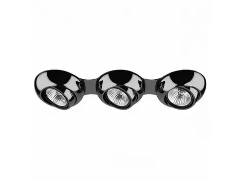Встраиваемый светильник ocula (lightstar) черный 35x6x3 см.