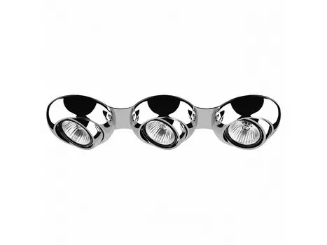 Встраиваемый светильник ocula (lightstar) серебристый 35x6x3 см.