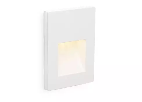 Встраиваемый светильник plas-3 (faro) белый 10x14x5 см.