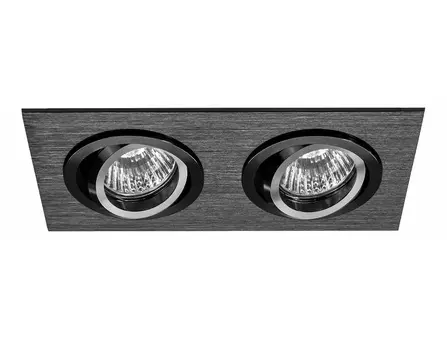 Встраиваемый светильник singo (lightstar) черный 19x6x10 см.