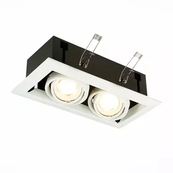 Встраиваемый светильник st luce встраиваемые светильники st250.558.02 (st luce) черный