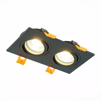 Встраиваемый светильник st luce встраиваемые светильники st251.408.02 (st luce) черный