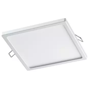 Встраиваемый светильник stea (novotech) белый 14x14 см.