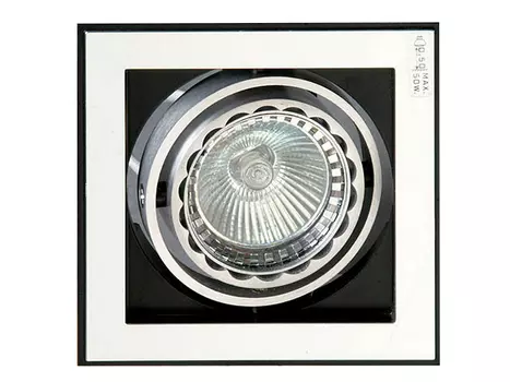 Встраиваемый светильник tecno (schuller) серебристый 11.0x9x11.0 см.