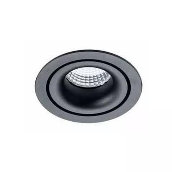 Встраиваемый светодиодный светильник italline it02-008 dim black (italline) черный 69 см.