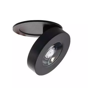 Встраиваемый светодиодный светильник italline m03-006 black (italline) черный 21 см.