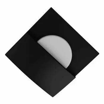 Встраиваемый светодиодный светильник lightstar lumina 212147 (lightstar) черный 50x10 см.
