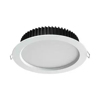 Встраиваемый светодиодный светильник novotech drum 358315 (novotech) белый 43 см.