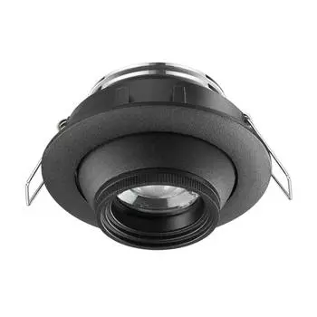 Встраиваемый светодиодный светильник novotech horn 358444 (novotech) черный 52 см.