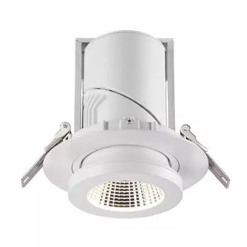 Встраиваемый светодиодный светильник novotech prometa 357872 (novotech) белый 153 см.