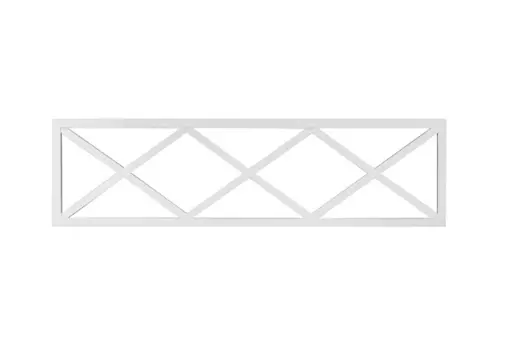 Защитный борт для детской кровати джуниор (furni turni) белый 1010.0x290.0x25.0 см.