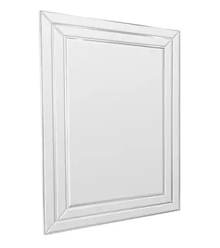 Зеркало abigail (schumann) серебристый 90x120x4 см.