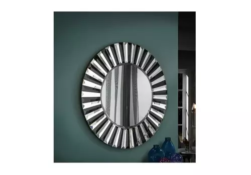 Зеркало alberta (schuller) черный 9 см.