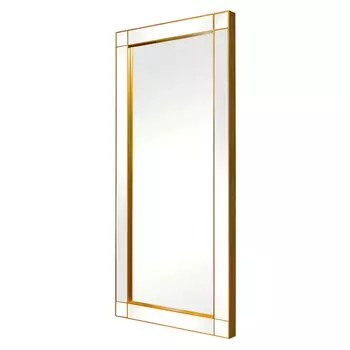 Зеркало asteria (bountyhome) золотой 80.0x180.0x6.0 см.