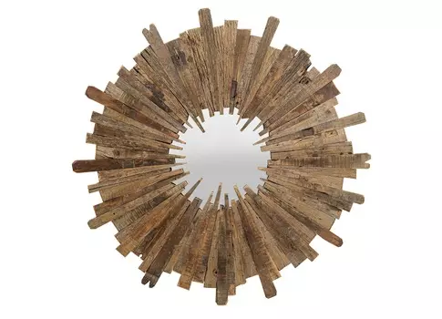 Зеркало bastidon (kare) коричневый 120x120x3 см.