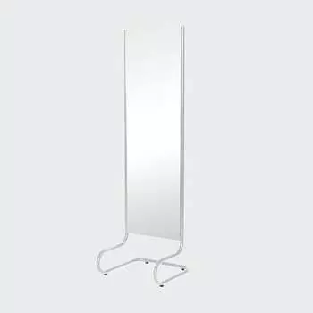 Зеркало bauhaus by varya schuka (woodi) белый 49.0x184.0x50.0 см.