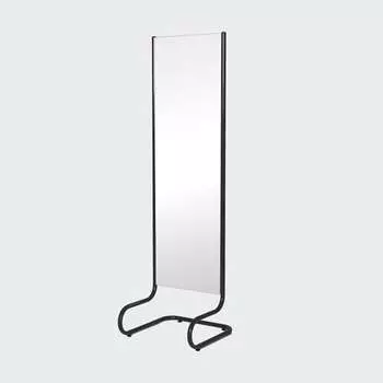 Зеркало bauhaus by varya schuka (woodi) черный 49.0x184.0x50.0 см.