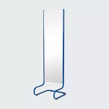 Зеркало bauhaus by varya schuka (woodi) синий 49.0x184.0x50.0 см.