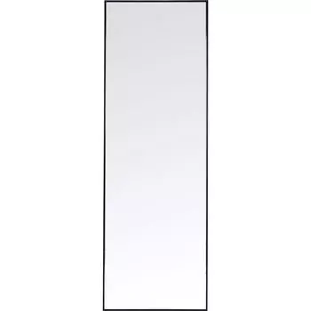 Зеркало bella (kare) черный 30x130x3 см.