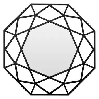 Зеркало black tissue (bountyhome) черный 100.0x100.0x2.0 см.