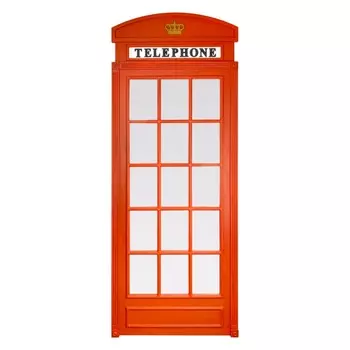 Зеркало british (bountyhome) красный 85.0x225.0x4.0 см.