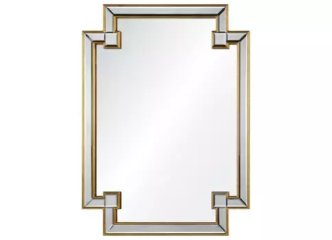 Зеркало честер (francois mirro) золотой 75.0x100.0x2.0 см.