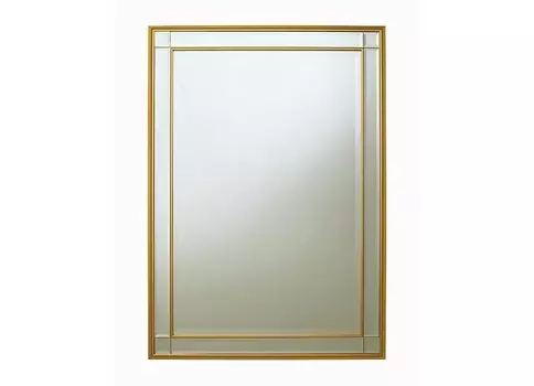 Зеркало дорсет (francois mirro) золотой 74.0x104.0x3.0 см.