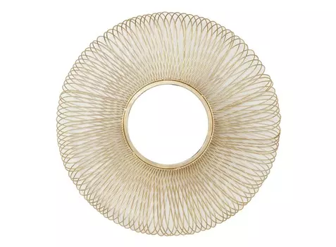 Зеркало el sol (kare) золотой 79x79x12 см.